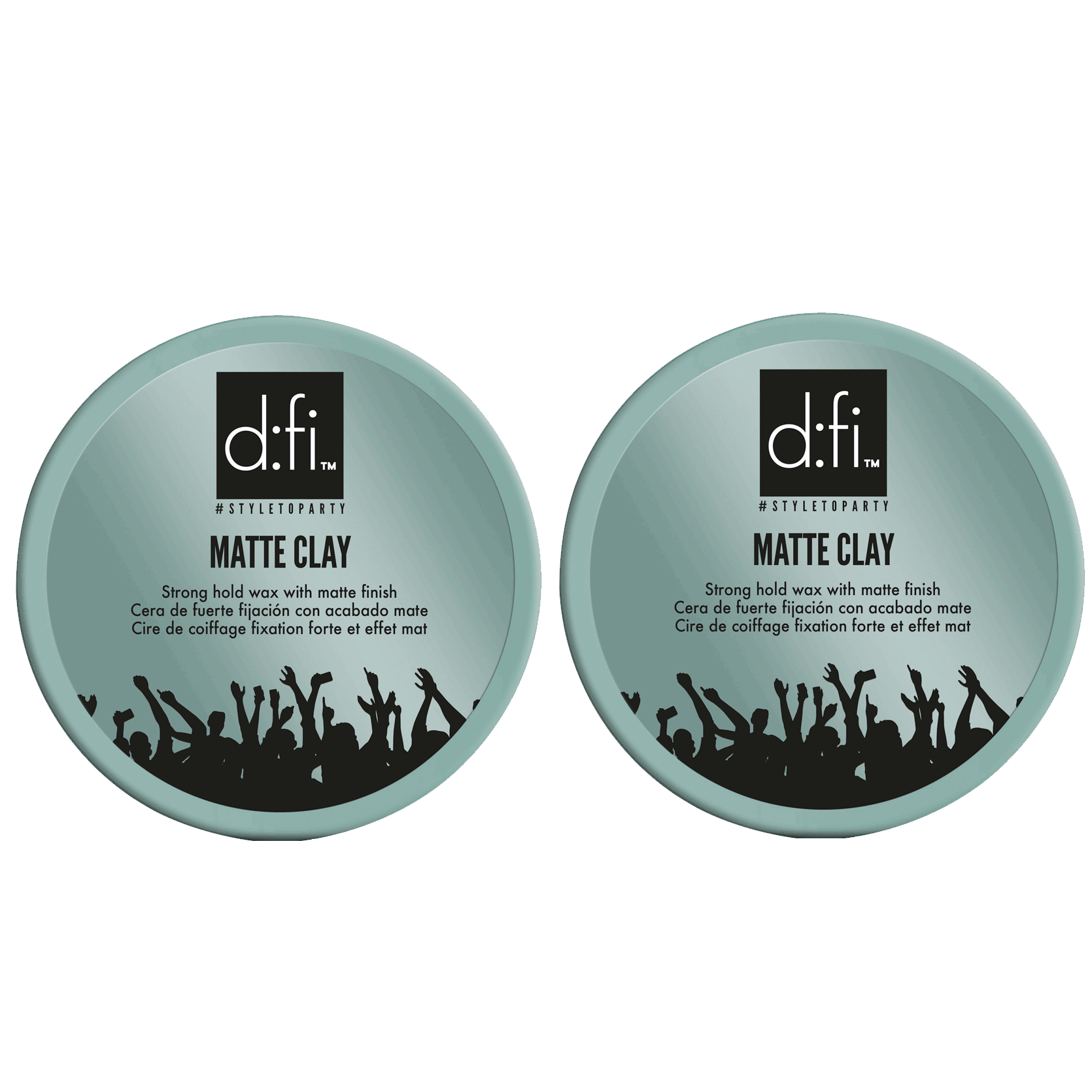 2-Pack d:fi Matte Clay 150g