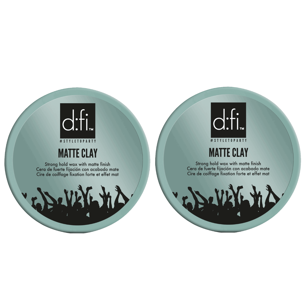 2-Pack d:fi Matte Clay 75g