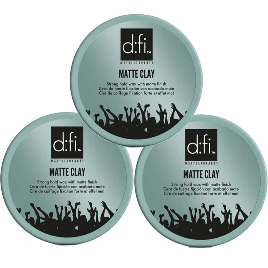 3-Pack d:fi Matte Clay 75g