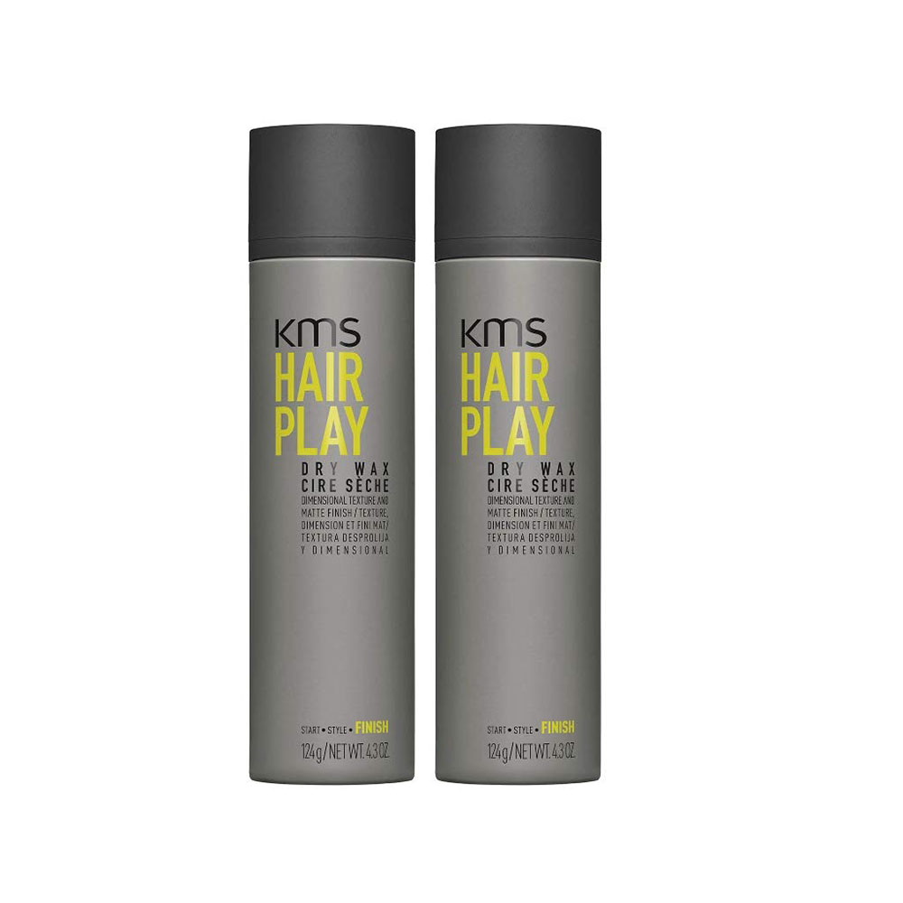 2-Pack KMS HairPlay Dry Wax 150ml