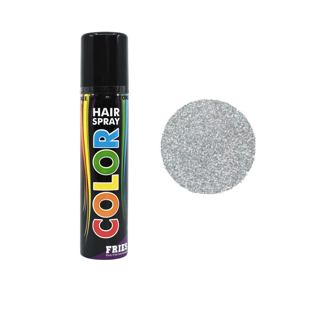 Bravehead Fries Color Hair-Spray Glitter Silver 100ml