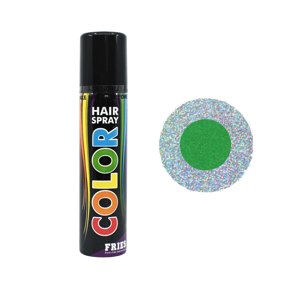 Bravehead Fries Color Hair-Spray Glitter Green 100ml