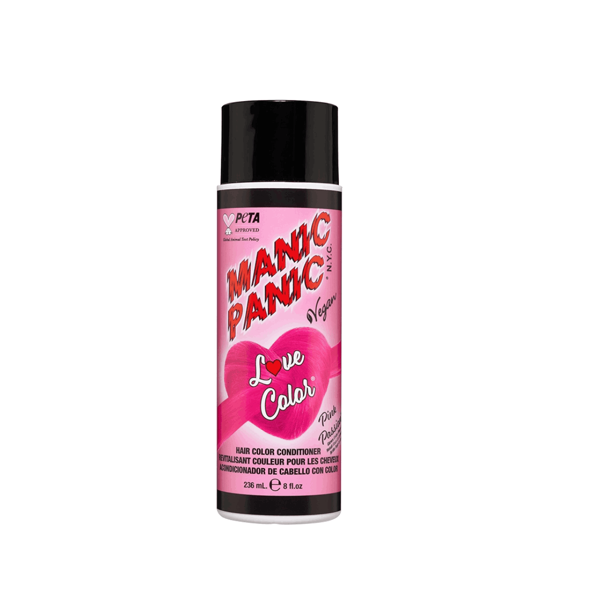 Manic Panic Love Color® Hair Color Conditioner Kinky Pink 236ml