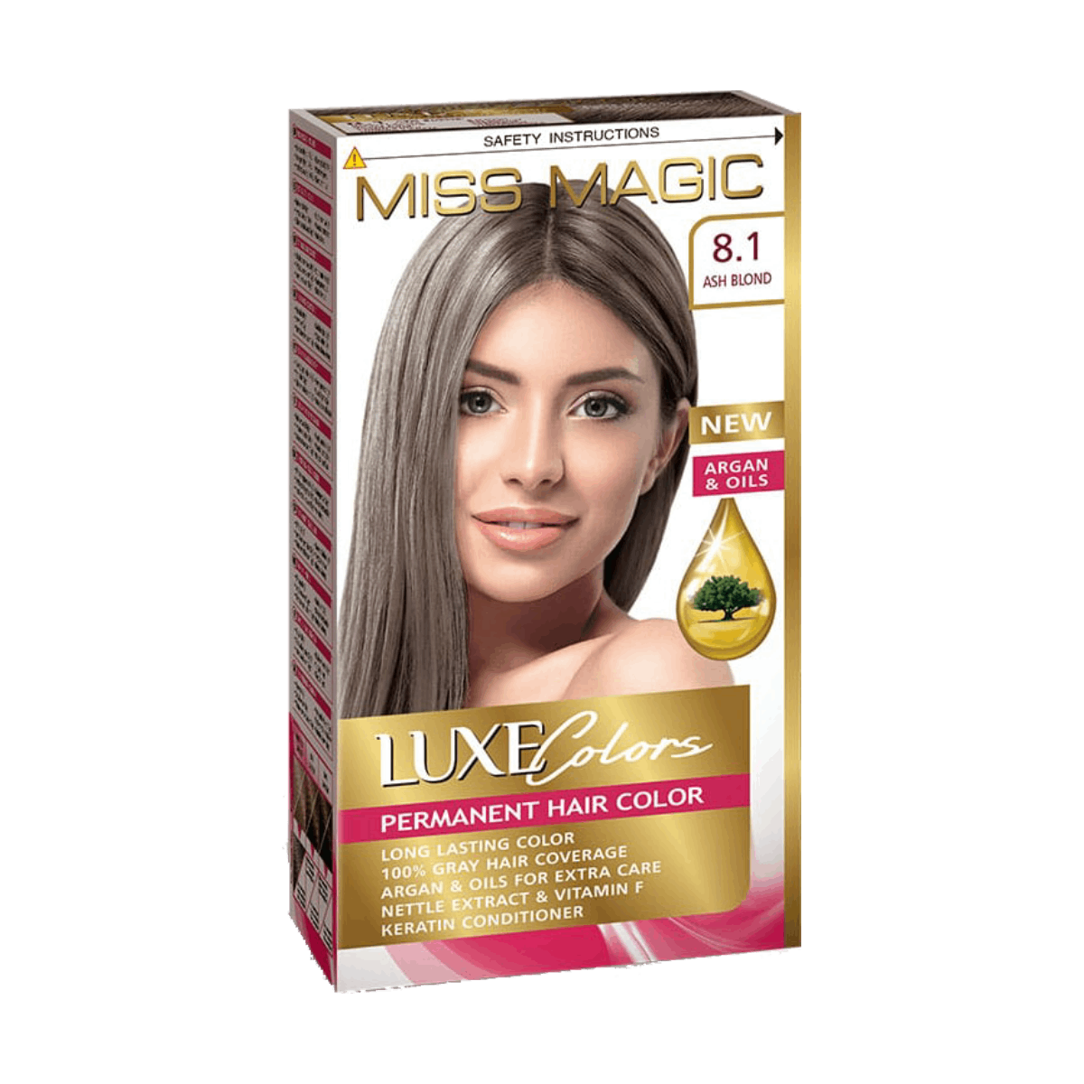 Miss Magic Hårfärg Ash Blond 8.1