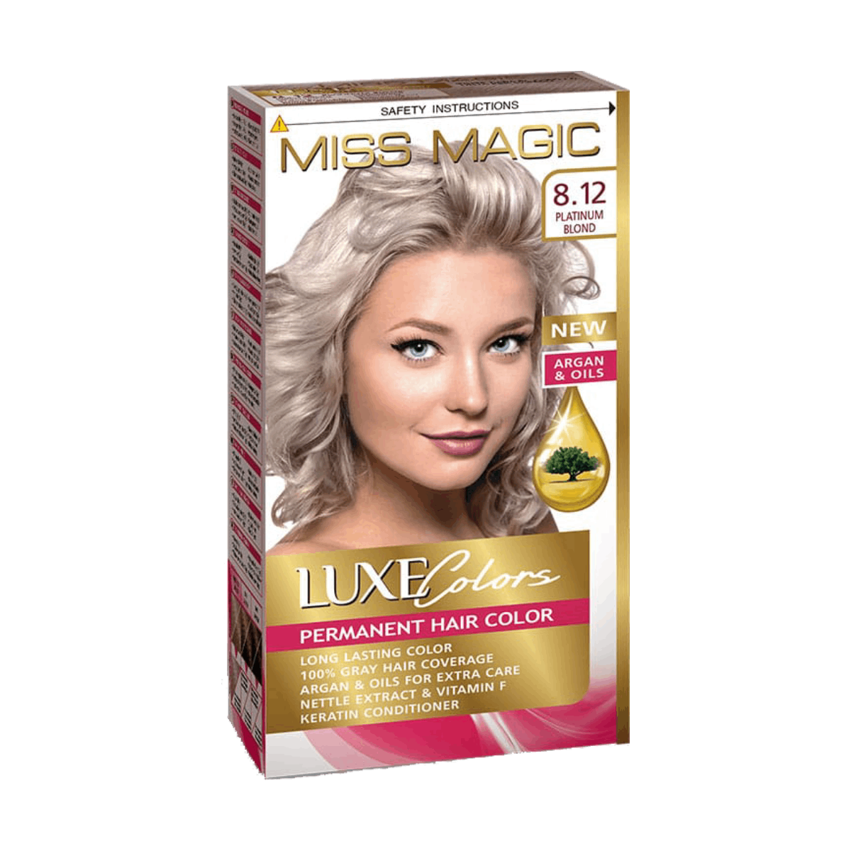 Miss Magic Hårfärg Platinum Blond 8.12