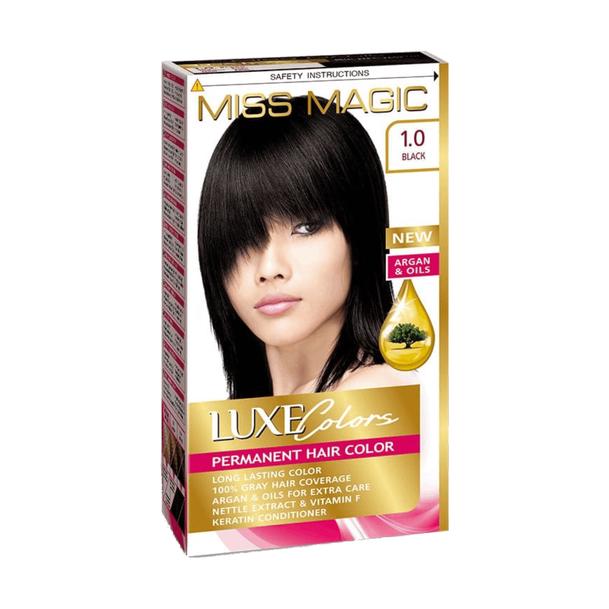 Miss Magic Hårfärg Black 1.0