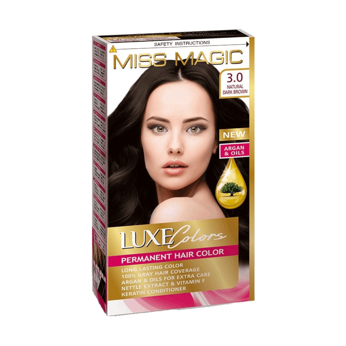 Miss Magic Hårfärg Natural Dark Brown 3.0