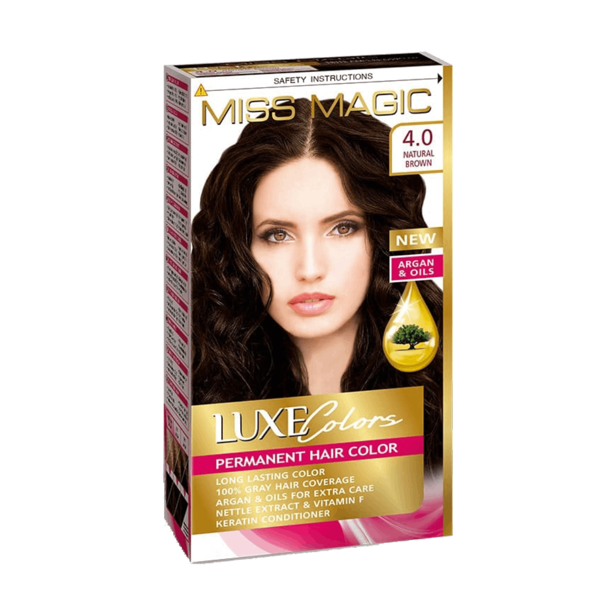 Miss Magic Hårfärg Natural Brown 4.0