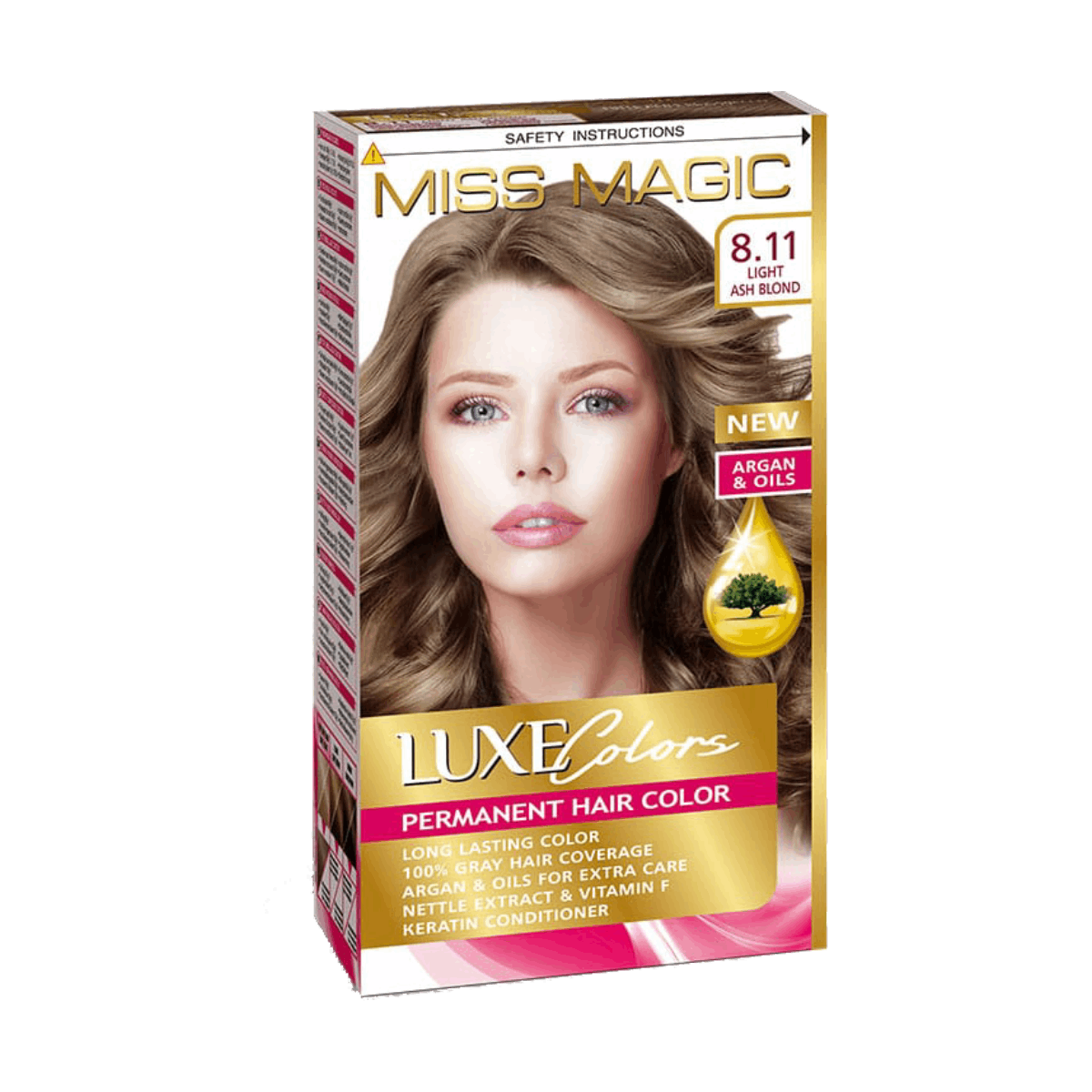 Miss Magic Hårfärg Light Ash Blond 8.11