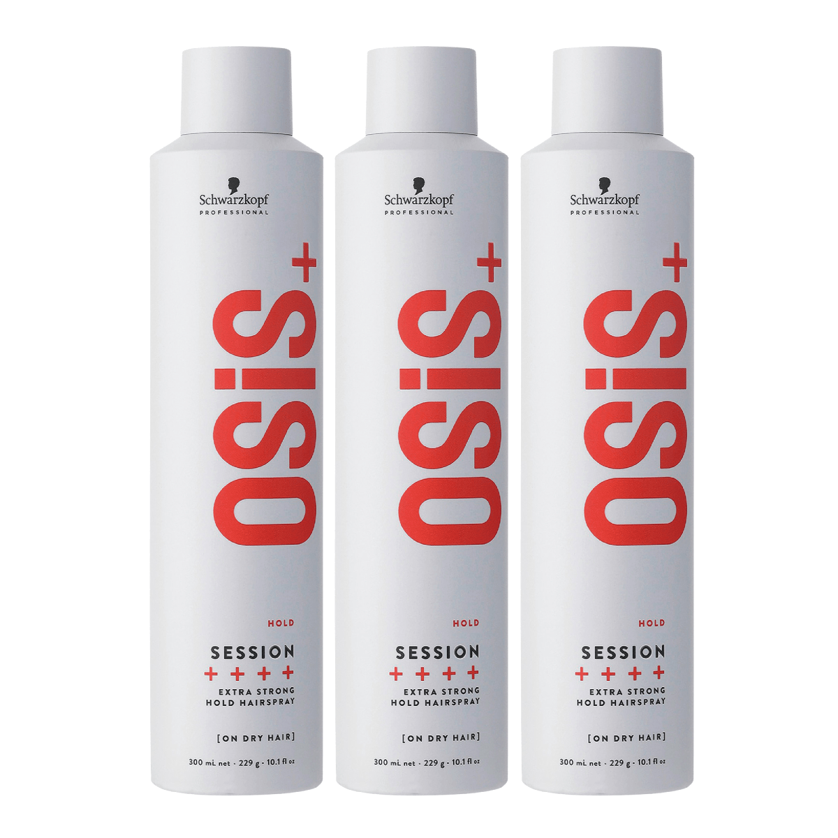3-pack Schwarzkopf Osis Session 300ml