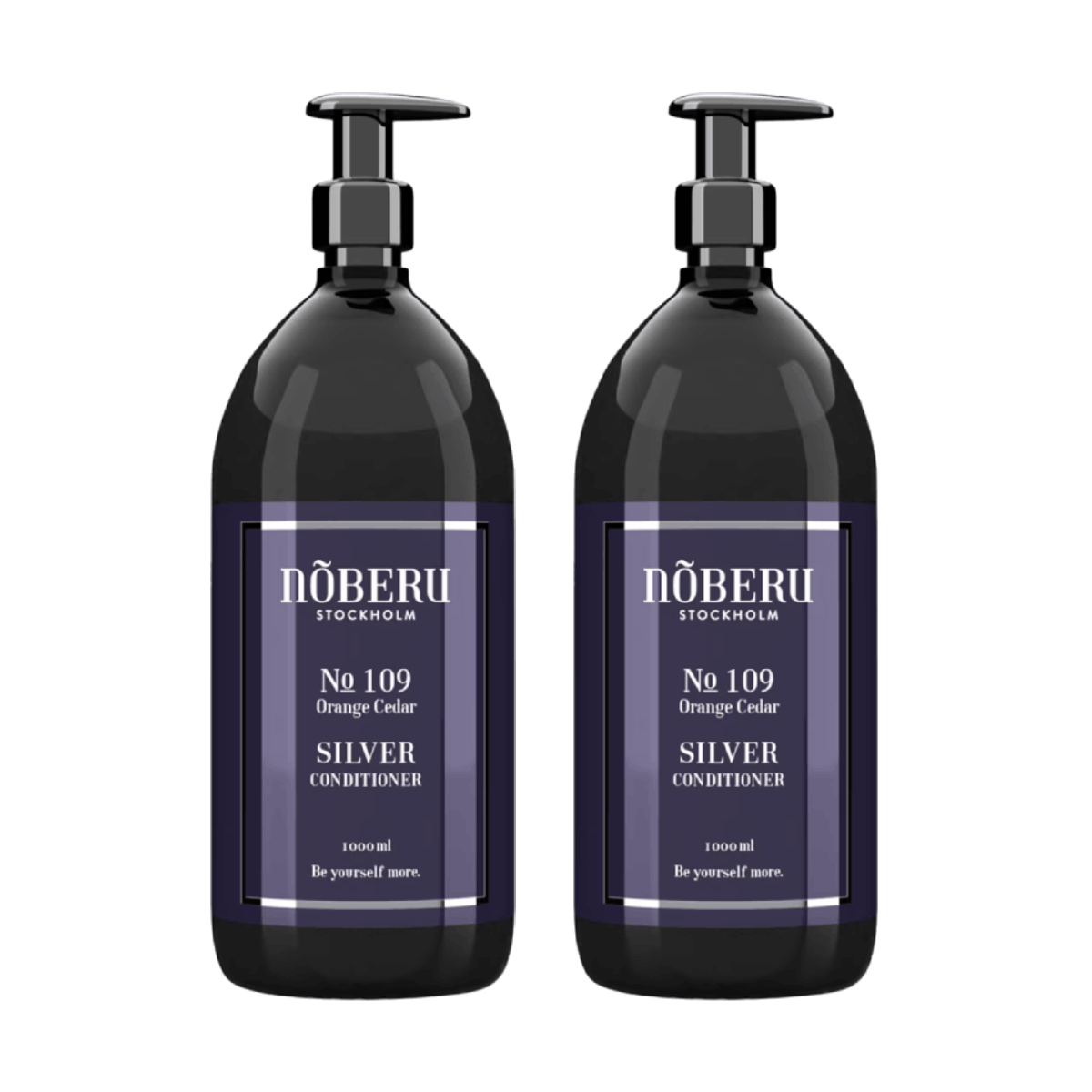 2-pack Nõberu Stockholm Silver Conditioner 1000ml
