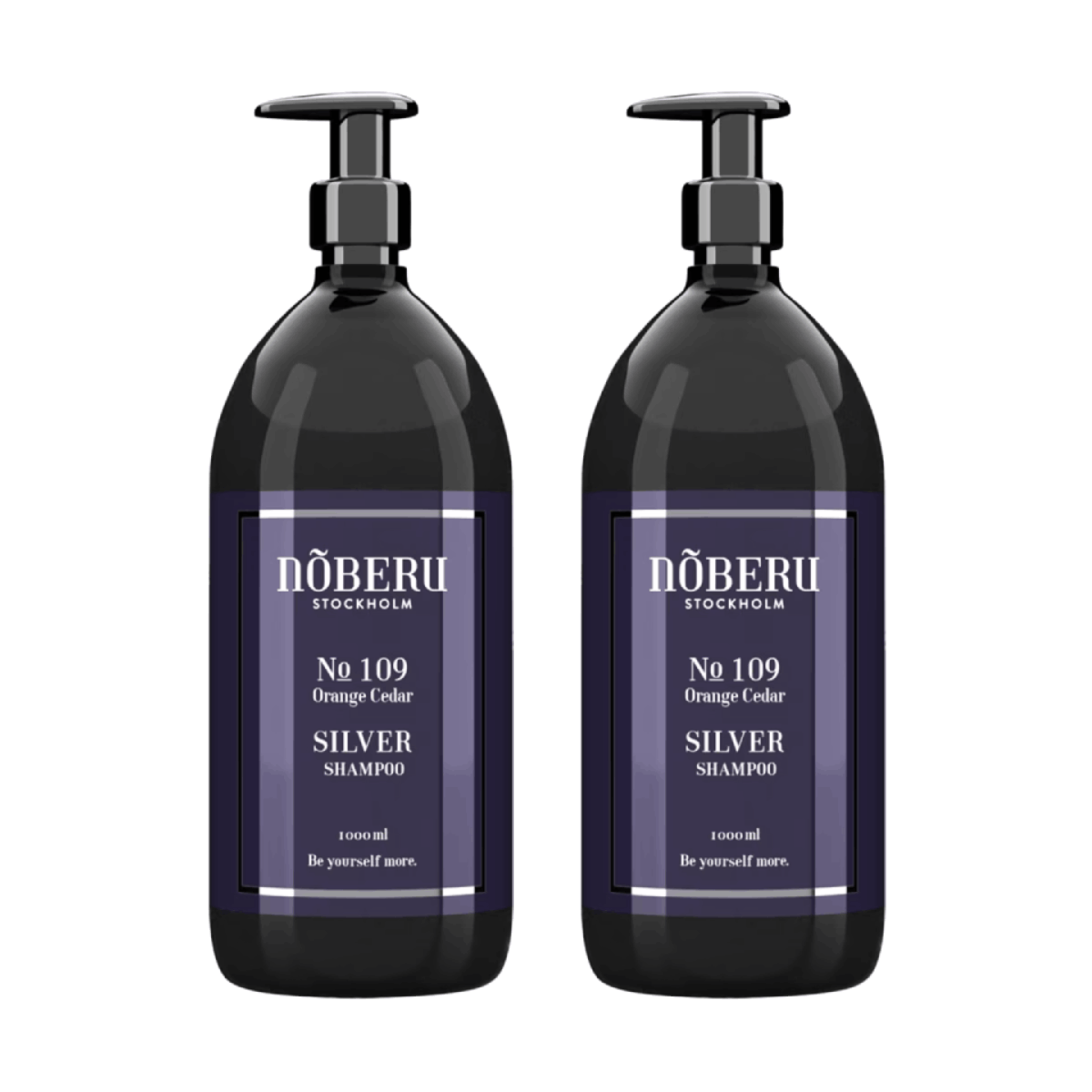 2-pack Nõberu Stockholm Silver Shampoo 1000ml
