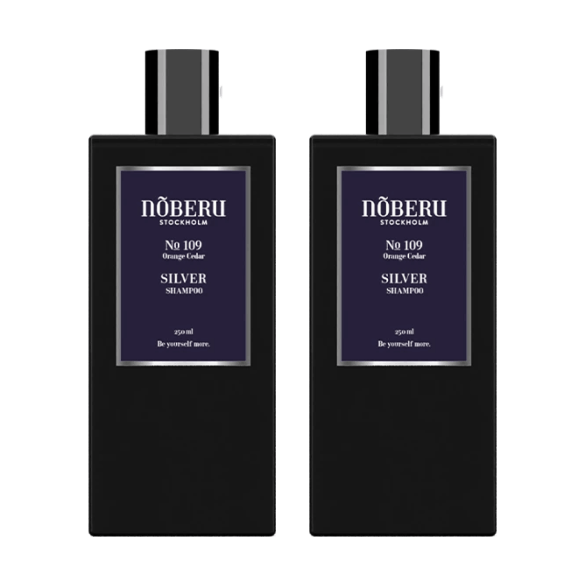 2-pack Nõberu Stockholm Silver Shampoo 250ml