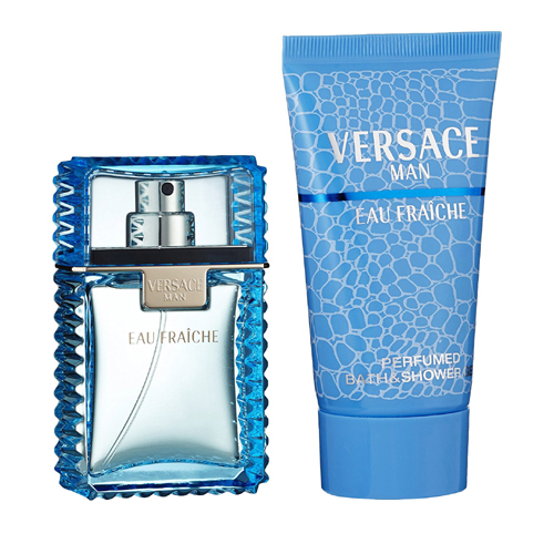 Versace Man Eau Fraiche Gift Set: EdT 30ml+SG 50ml