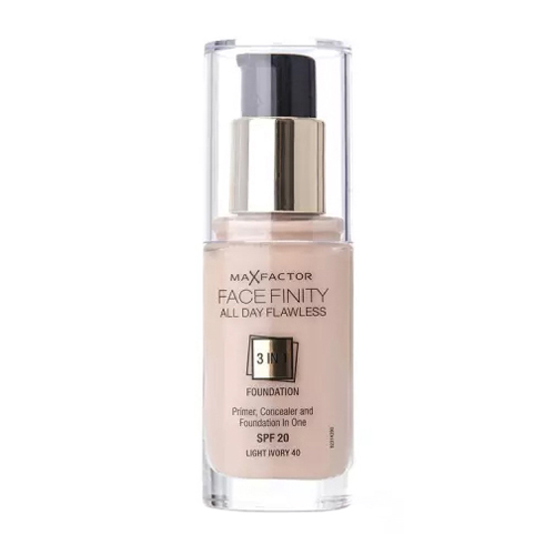Max Factor Face Finity All Day Flawless 3in1 Foundation  SPF20 W40 Light Ivory 30ml