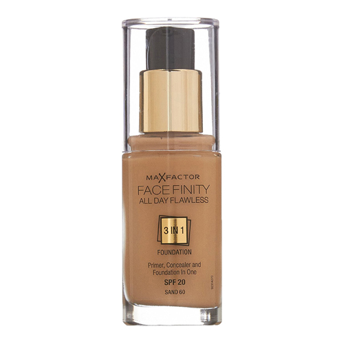 Max Factor Face Finity All Day Flawless 3in1 Foundation SPF20 W60 Sand 30ml