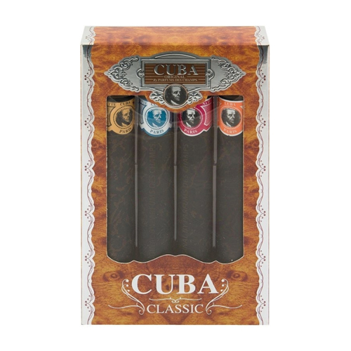 Cuba Gift Set: Yellow EdT 35ml+Blue EdT 35ml+Red EdT 35ml+Orange 35ml