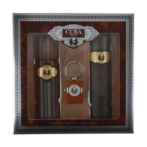 Cuba Gold Gift Set: EdT 100ml+ASS 100ml+Key Holder