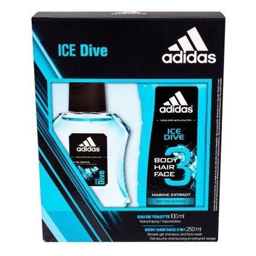 Adidas Ice Dive Gift Set: EdT 100ml+SG 250ml
