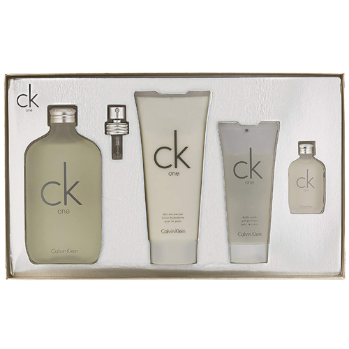 Calvin Klein CK One Gift Set: EdT 200ml+BL 200ml+SG 100ml+EdT 15ml