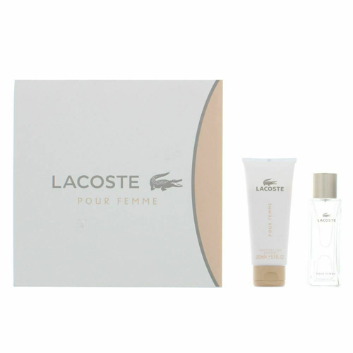 Lacoste Pour Femme Gift Set: EdP 50ml+BL 50ml