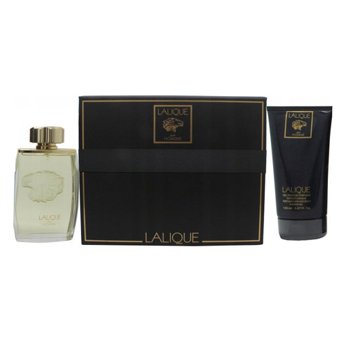 Lalique Pour Homme Lion Gift Set: EdP 125ml+SG 150ml