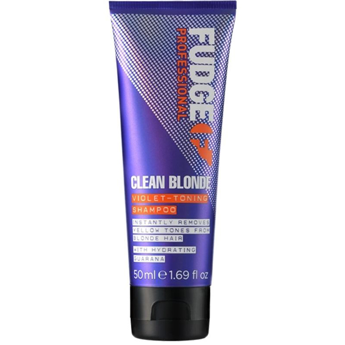 Fudge Clean Blonde Damage Rewind Violet Toning Shampoo 50ml